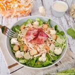 recette de Salade feuille de chêne et coleslaw