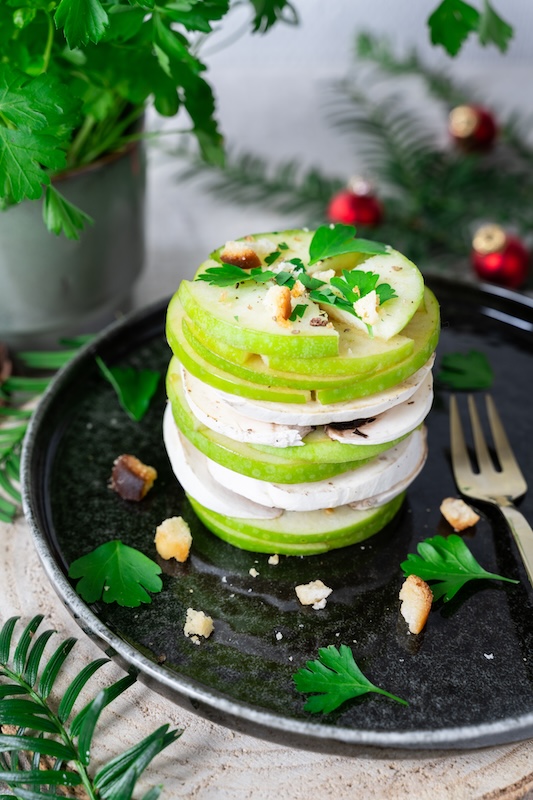 recette de Millefeuilles aux champignons