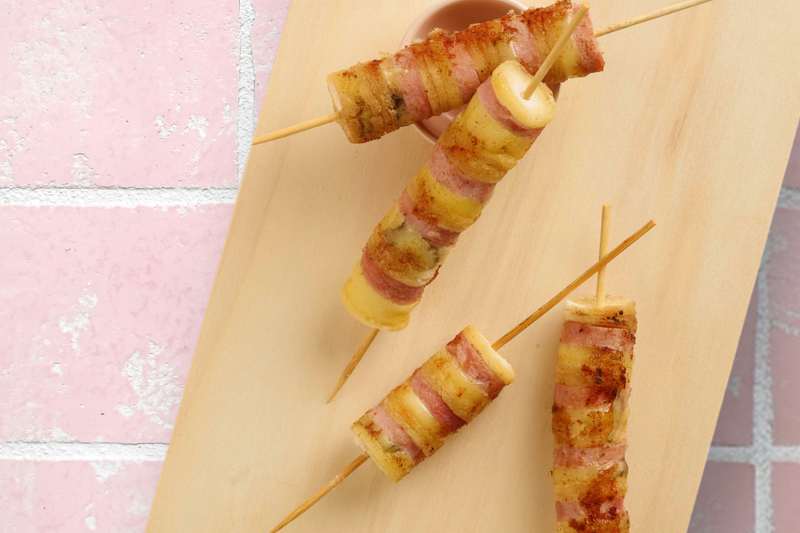 Croques jurassiens au jambon et au Morbier