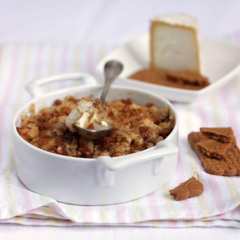 recette de Crumble au Chabichou du Poitou