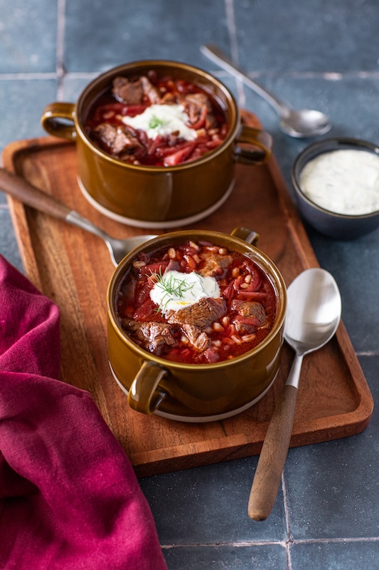 recette de Bortsch traditionnel à l’épeautre