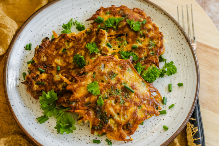 Pancakes aux carottes et céleri-rave