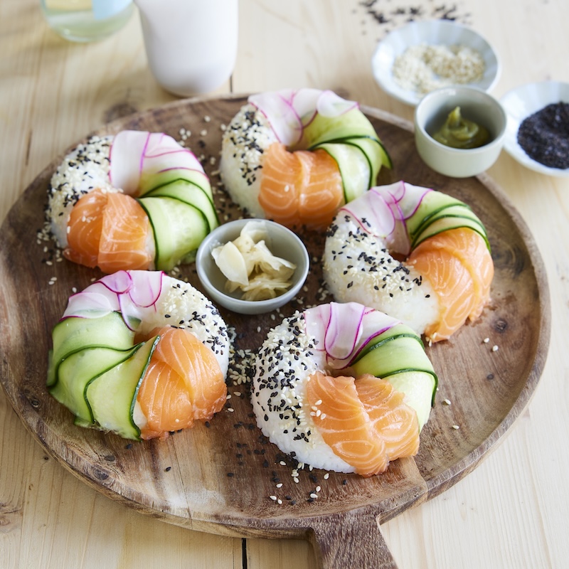 recette de Sushis donuts