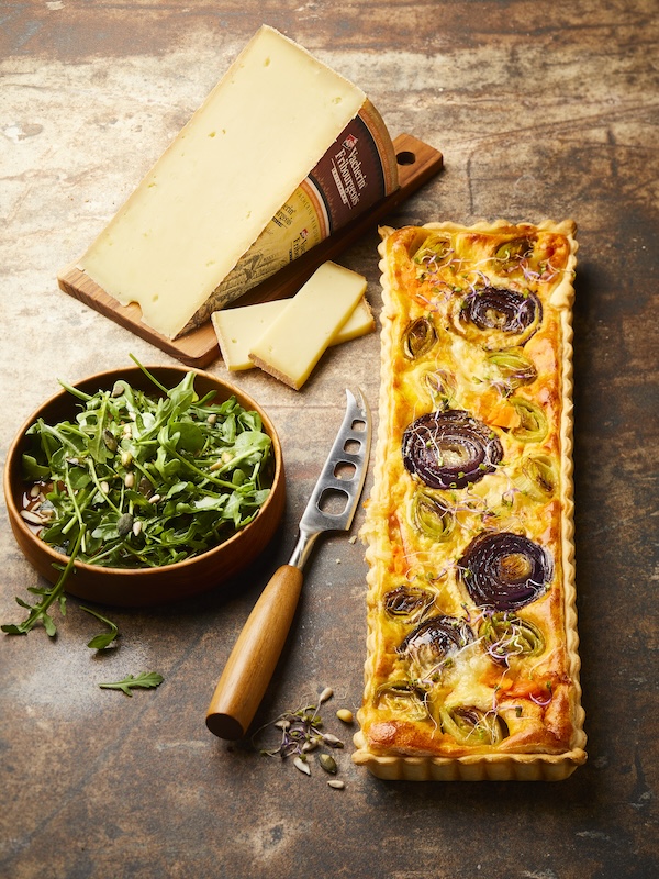 recette de Quiche aux poireaux et Vacherin Fribourgeois