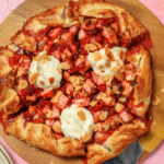 Tarte rustique pommes et confiture