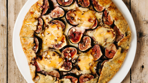 Tarte rustique aux figues et Pélardon