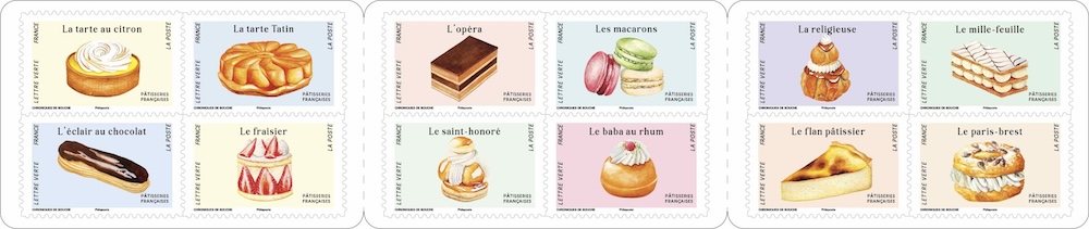 Timbres pâtisserie