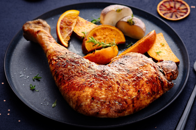 Cuisses de dinde à l’orange