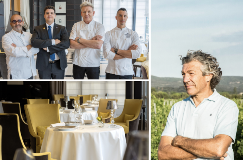 dîner Gordon Ramsay au Trianon Gérard Betrand