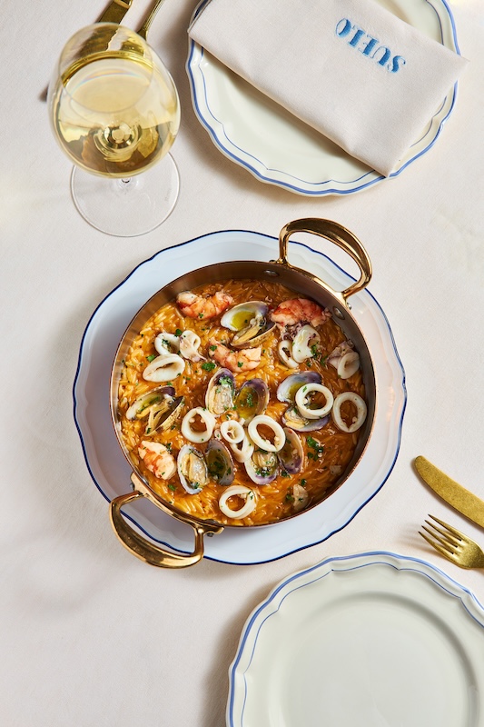 recette de Cassolette d’orzo aux fruits de mer