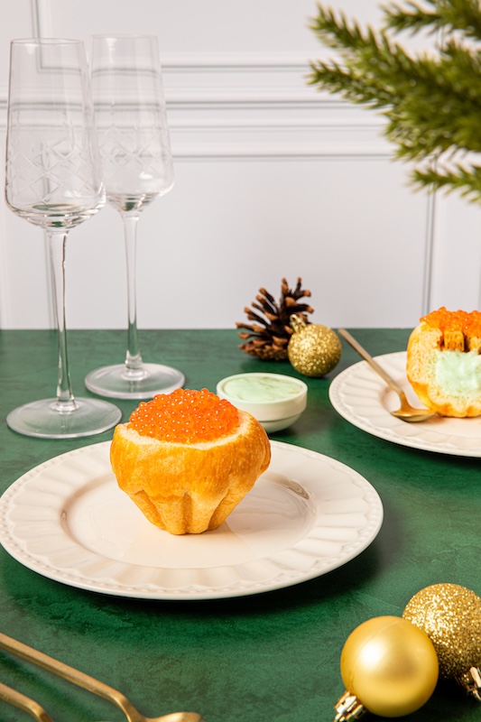 recette de Brioche gourmande aux oeufs de truite
