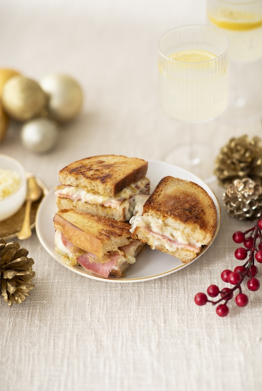 recette de Croque-monsieur au jambon truffé