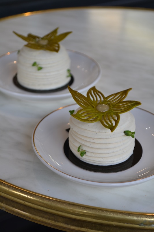 Poire, feuille, shiso