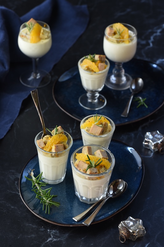 recette de Panna cotta de foie gras