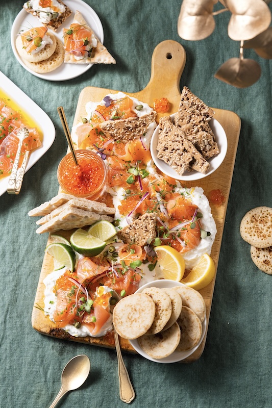 recette de Planche de saumon de Norvège