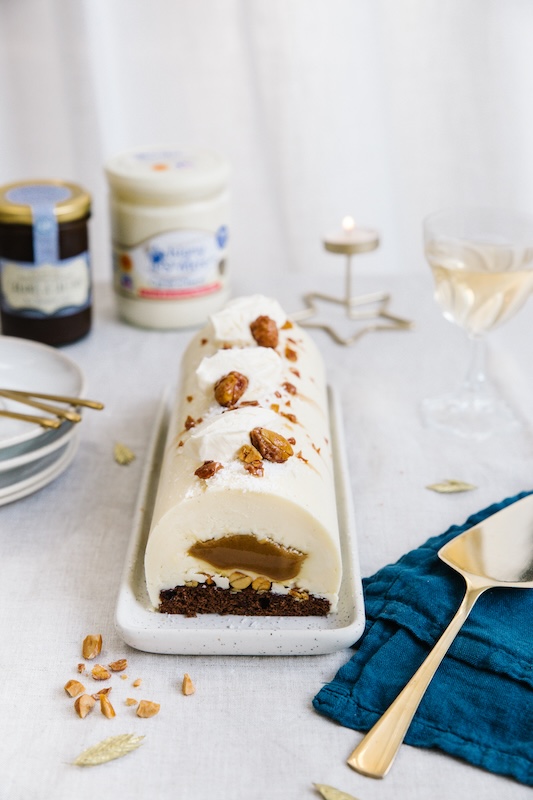 recette de Bûche à la crème d’Isigny