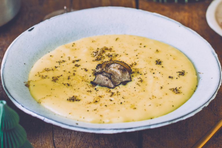 Aligot de Noël à la truffe