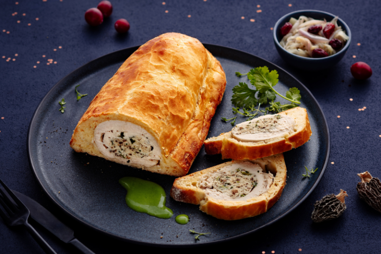 Ballotine de volaille aux morilles