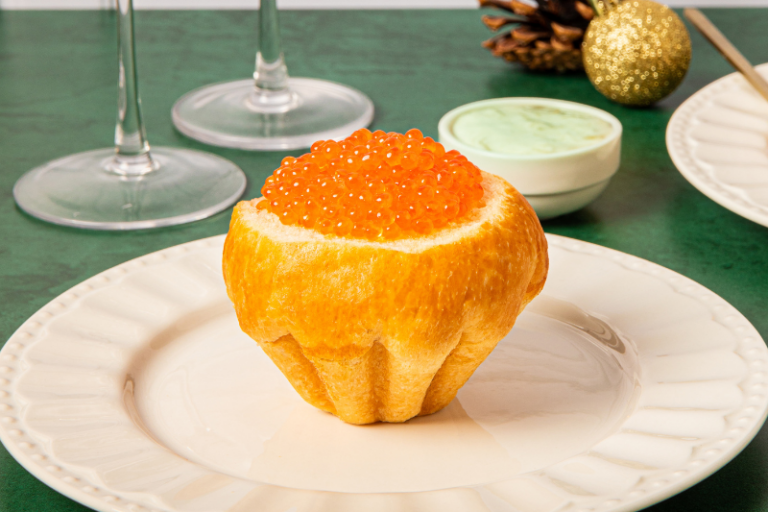 Brioche gourmande aux oeufs de truite