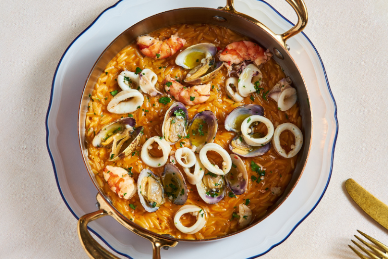 Cassolette d’orzo aux fruits de mer