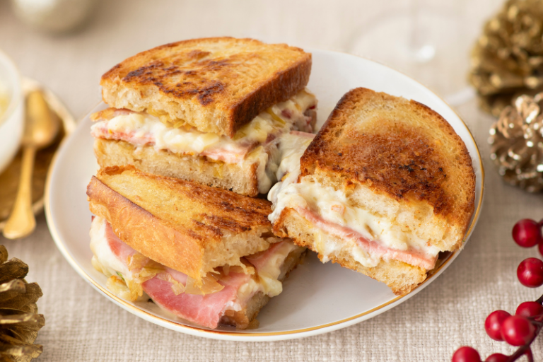 Croque-monsieur au jambon truffé