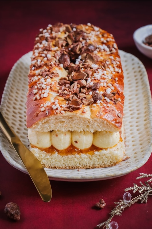recette de Tarte tropézienne aux pralines