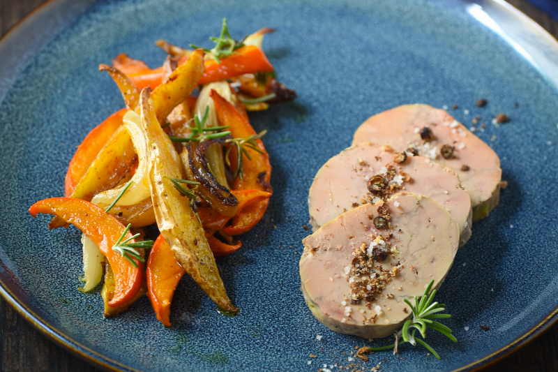 Foie gras au torchon aux épices