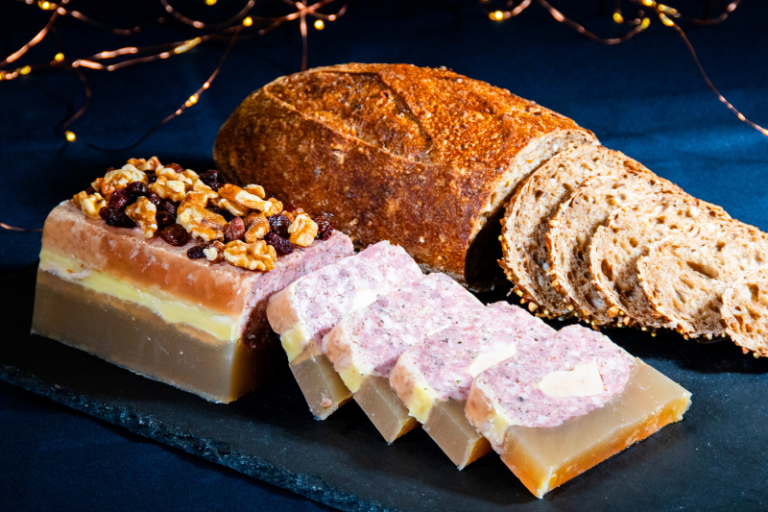 Galantine de porc au foie gras