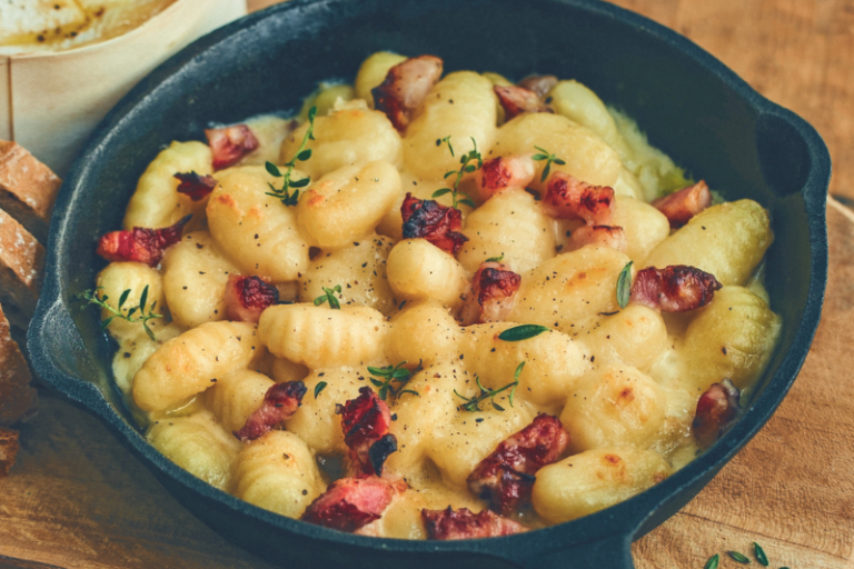 Gratin de gnocchi au Mont d’Or