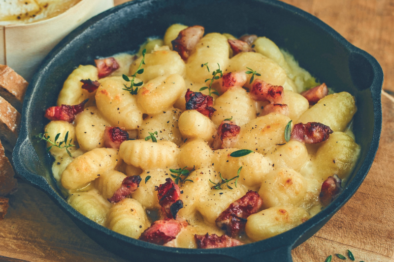 Gratin de gnocchi au Mont d’Or