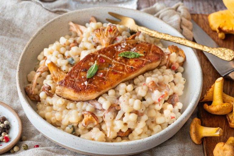 Risotto de perles au foie gras