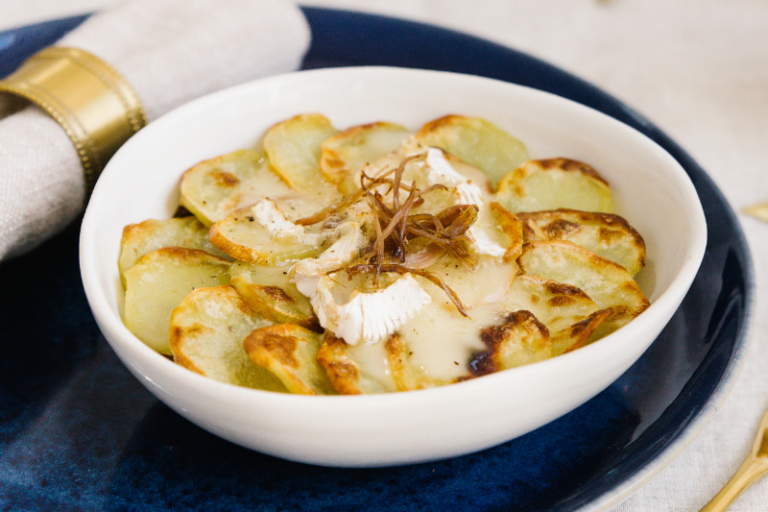 Rosace de pommes de terre au Camembert