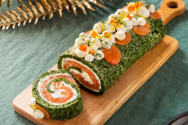 Roulé au saumon de Norvège