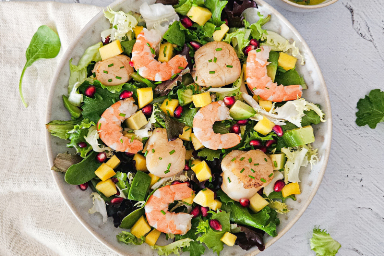 Salade festive de la mer