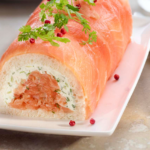 Bûche fraîcheur aux deux saumons