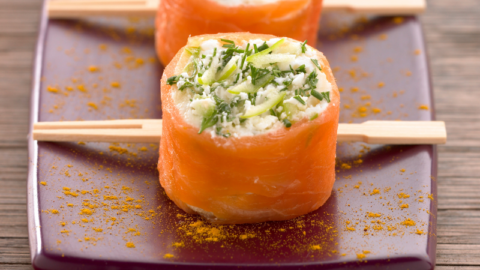 Makis de saumon fumé au chèvre