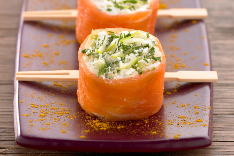 Makis de saumon fumé au chèvre
