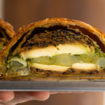 Tourte végétarienne au Chabichou du Poitou