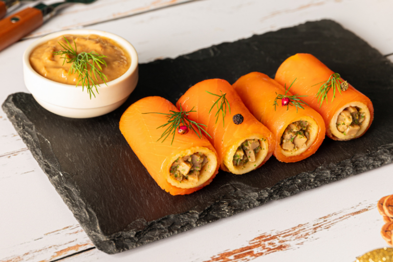 Rigatoni au foie gras et à la truite