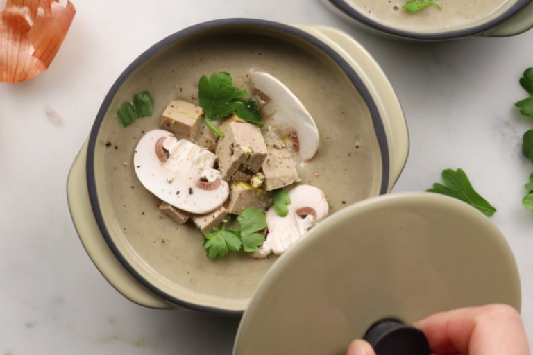 Velouté de champignons de Paris