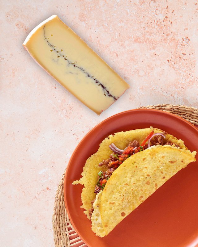 recette de Tacos carnitas au Morbier