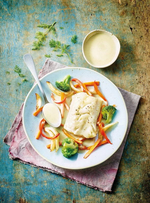 recette de Cabillaud à la Sauce de Saint Agur