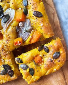 recette de Focaccia à la courge