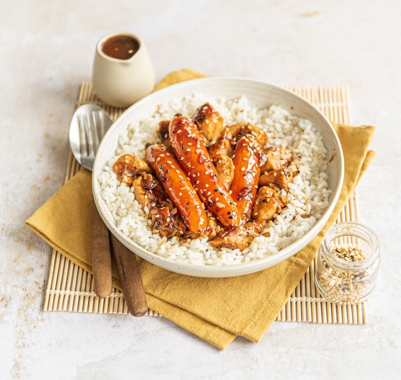 recette de Carottes minute au sésame et au miel