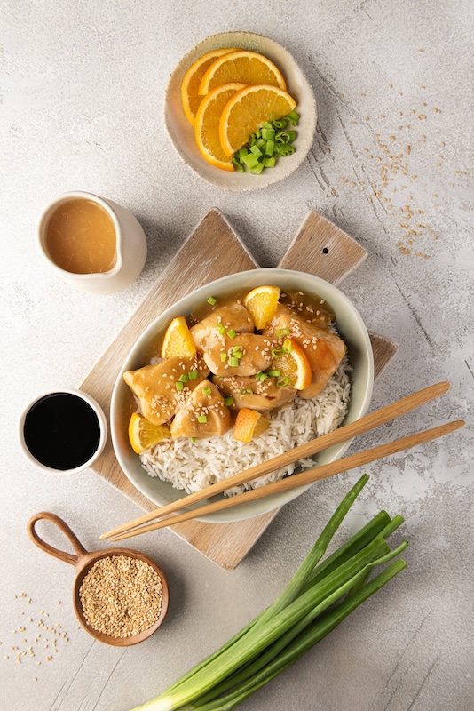 recette de Sauté de poulet à l’orange