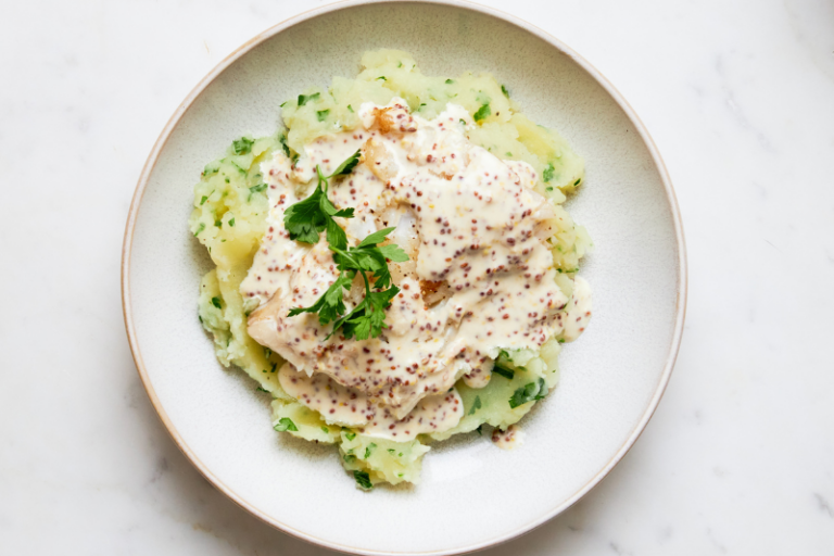 Cabillaud sauce moutarde