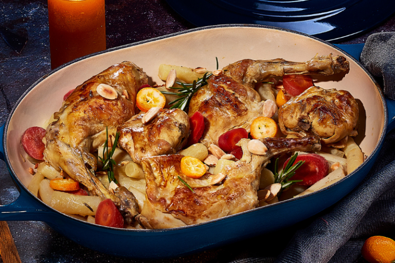 Cocotte de lapin aux salsifis