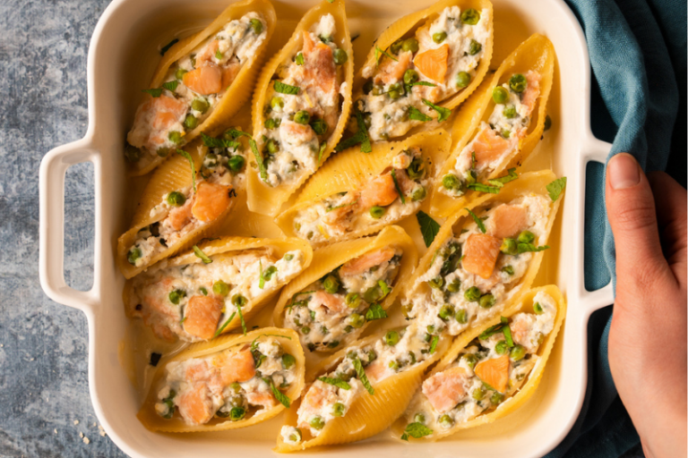 Conchiglioni farcis à la truite