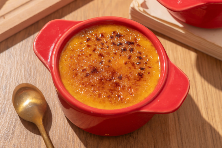 Crème brûlée à la carotte