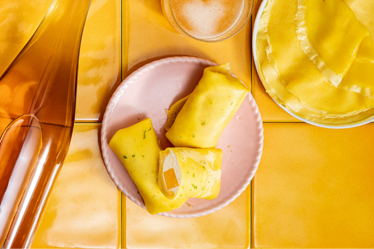 Crêpes asiatiques à la mangue